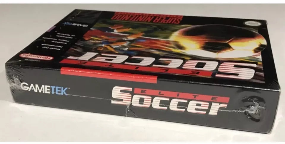 Elite Soccer Super Nintendo SNES BRAND NEW FACTORY SEALED RARE