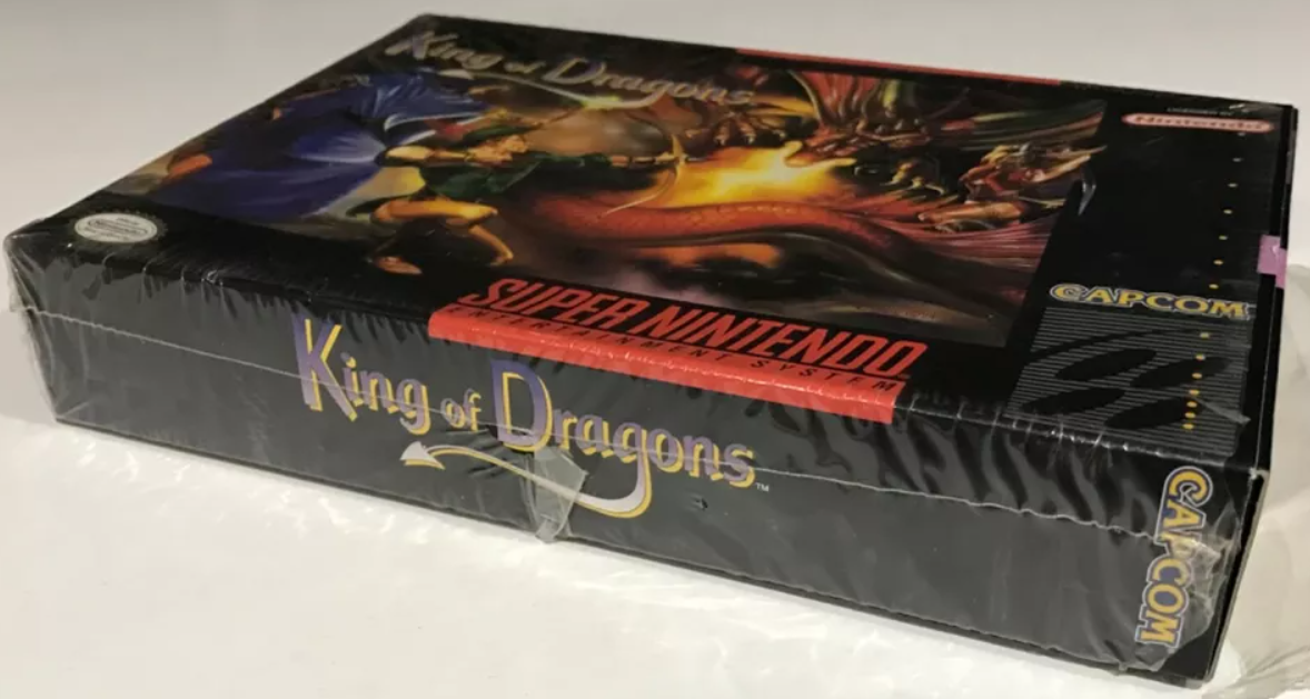 KING OF DRAGONS Super Nintendo SNES CIB 100% Complete Near Mint