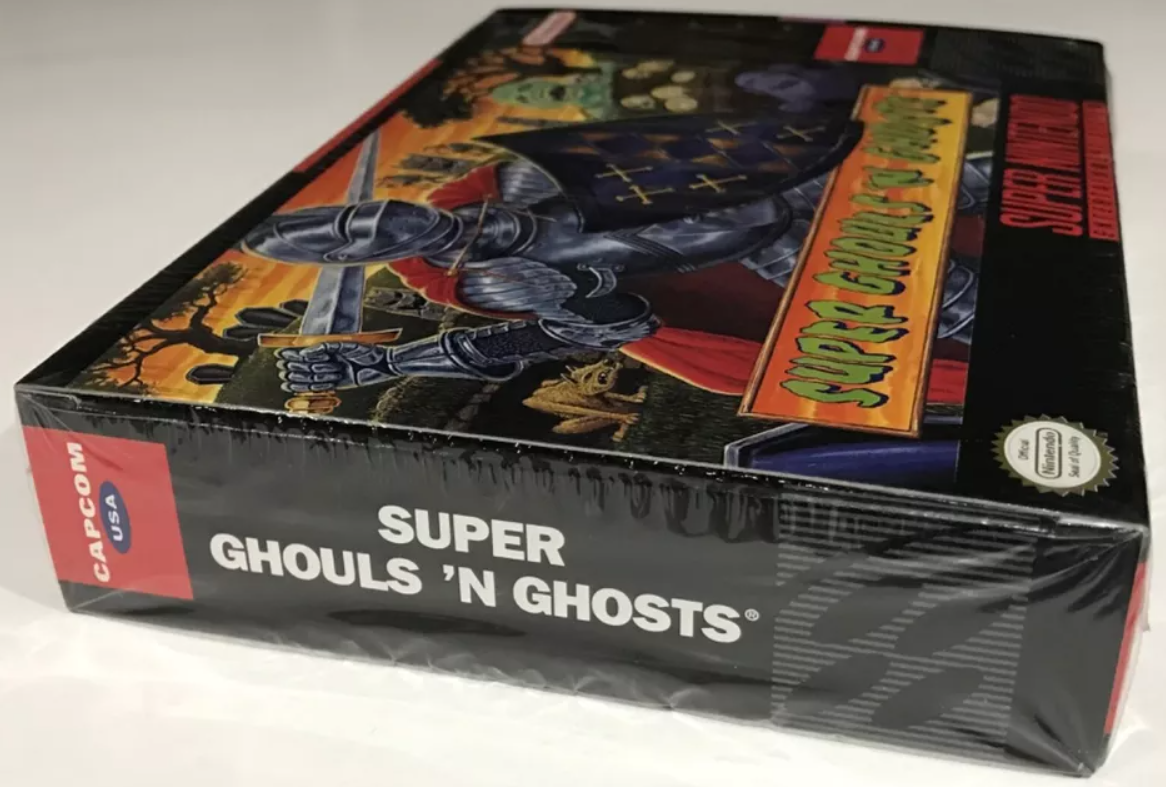 Super Ghouls ‘N Ghosts Nintendo SNES CIB 100% Complete Near Mint – The ...