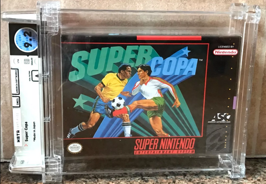 SUPER COPA Nintendo SNES NEW FACTORY SEALED WATA 9.2 Unparalleled Rarity 1/1