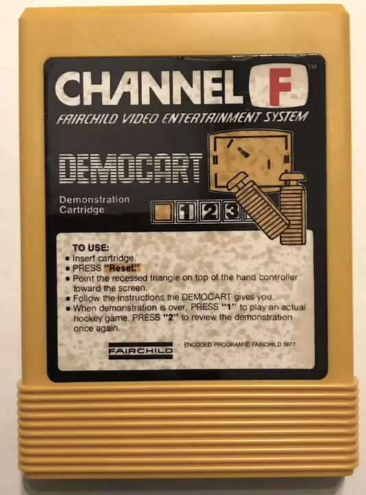 Democart for Fairchild Channel F Ultra Rare