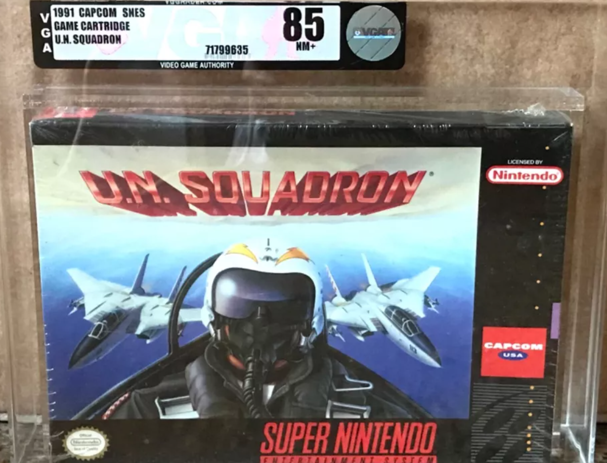 U.N. Squadron Super Nintendo SNES BRAND NEW FACTORY SEALED VGA 85