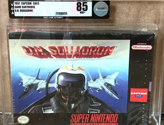 U.N. Squadron Super Nintendo SNES BRAND NEW FACTORY SEALED VGA 85