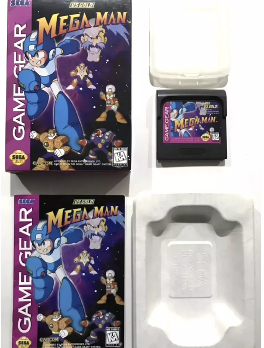 MEGA MAN Sega Game Gear AUTHENTIC CIB Complete Box Manual Rare Excellent