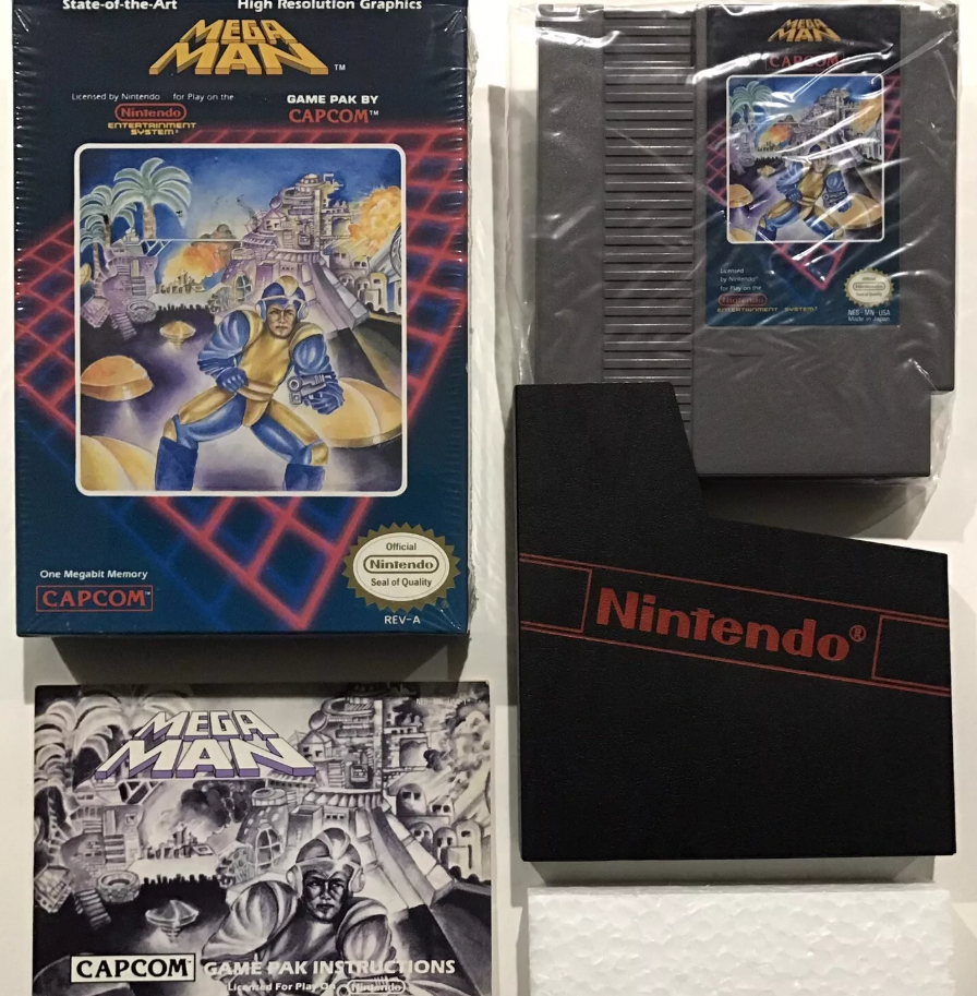 Mega Man 1 (Nintendo Entertainment System, 1987) NES CIB Complete Near Mint