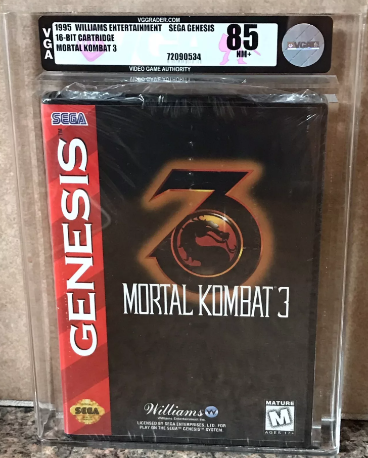 Mortal Kombat 3 Sega Genesis Brand New Factory Sealed VGA 85