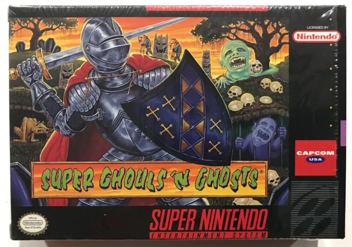 Super Ghouls ‘N Ghosts Nintendo SNES CIB 100% Complete Near Mint – The ...