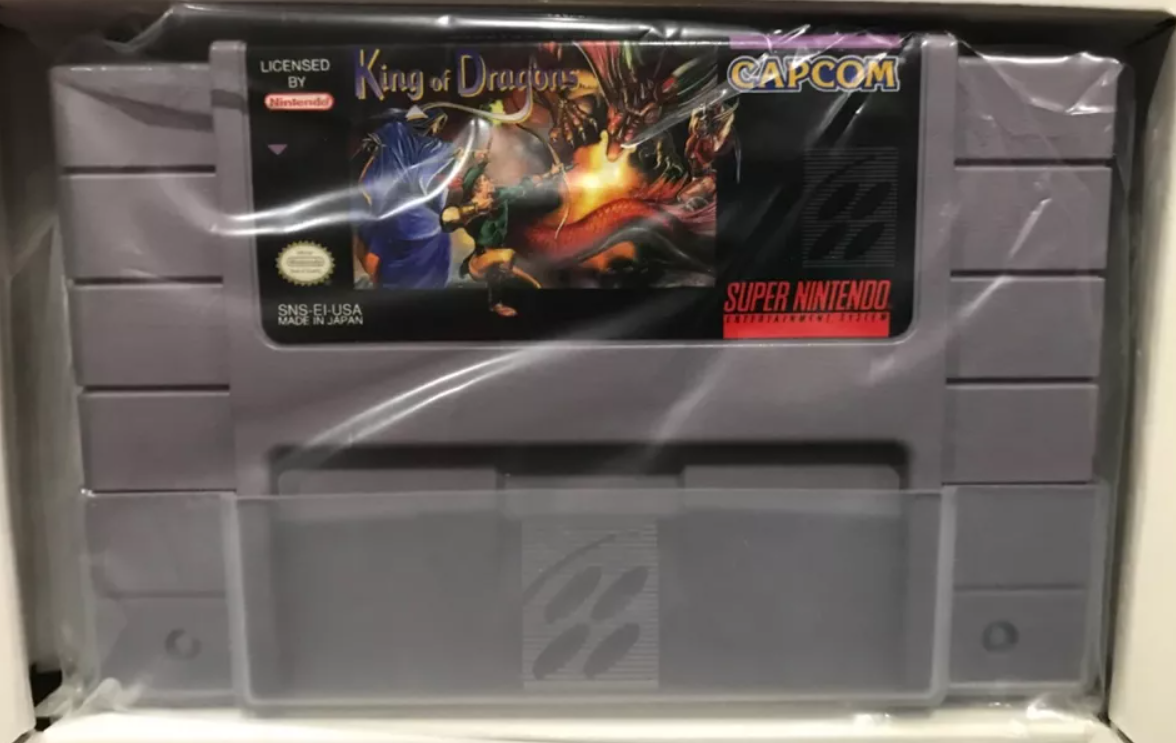 KING OF DRAGONS Super Nintendo SNES CIB 100% Complete Near Mint