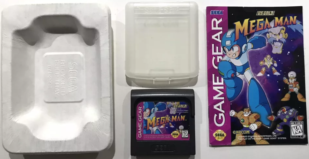 MEGA MAN Sega Game Gear AUTHENTIC CIB Complete Box Manual Rare Excellent