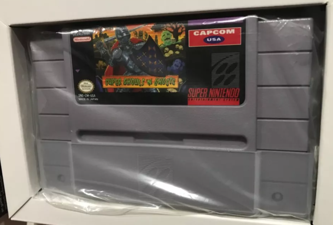 Super Ghouls ‘N Ghosts Nintendo SNES CIB 100% Complete Near Mint