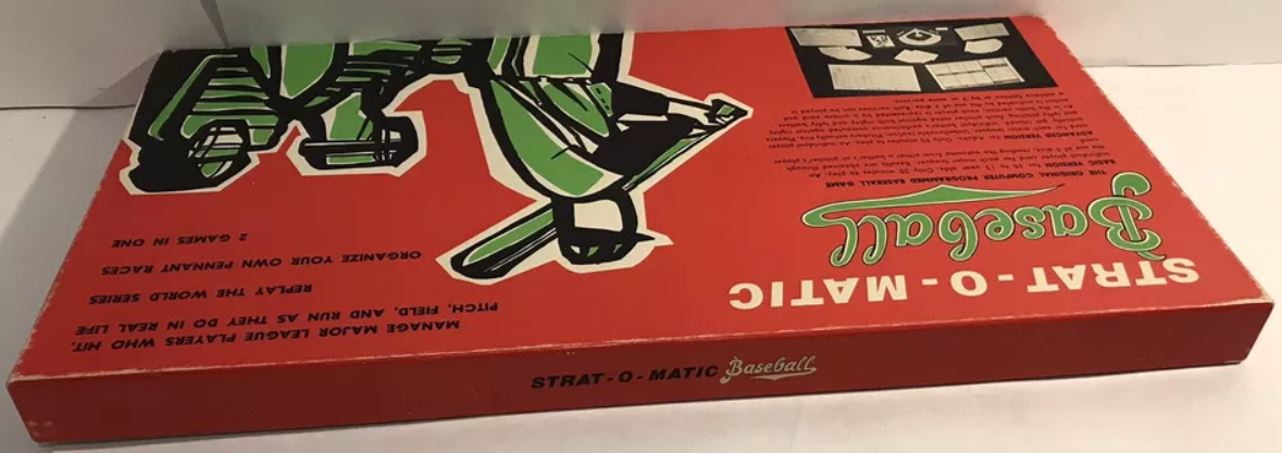 Strat O Matic Baseball Board Game MLB + Original Shipping Box YANKEES Reds Mint