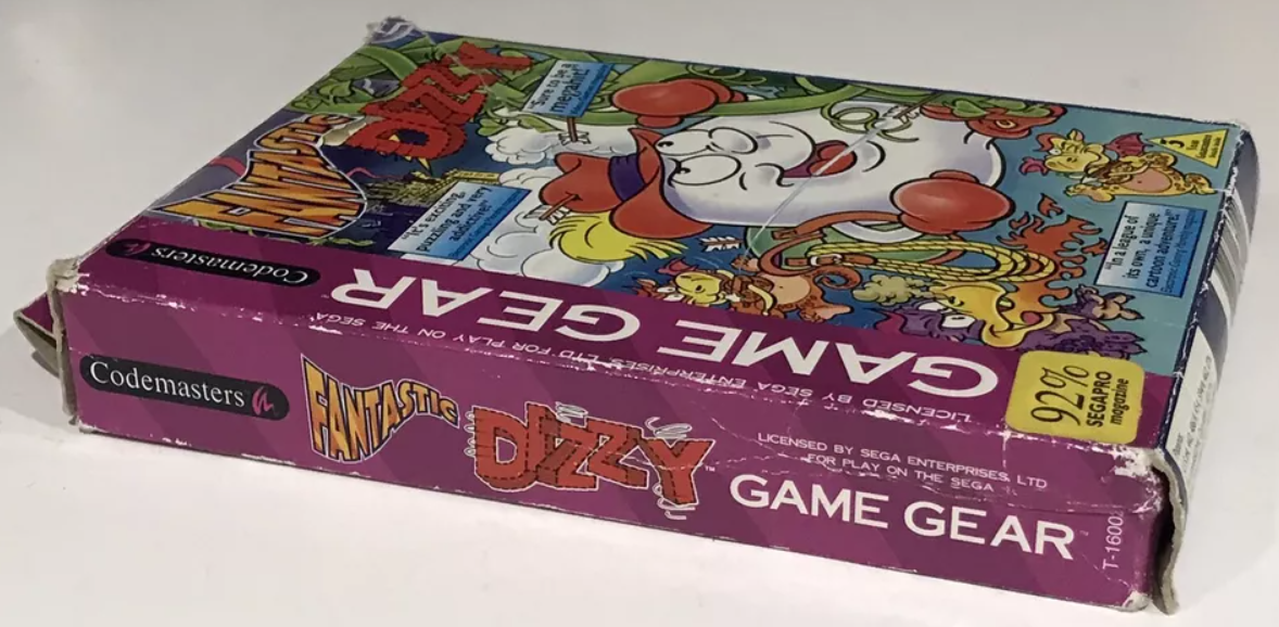 Fantastic Dizzy Sega Game Gear RARE US Version Complete In Box CIB TOP RARITY