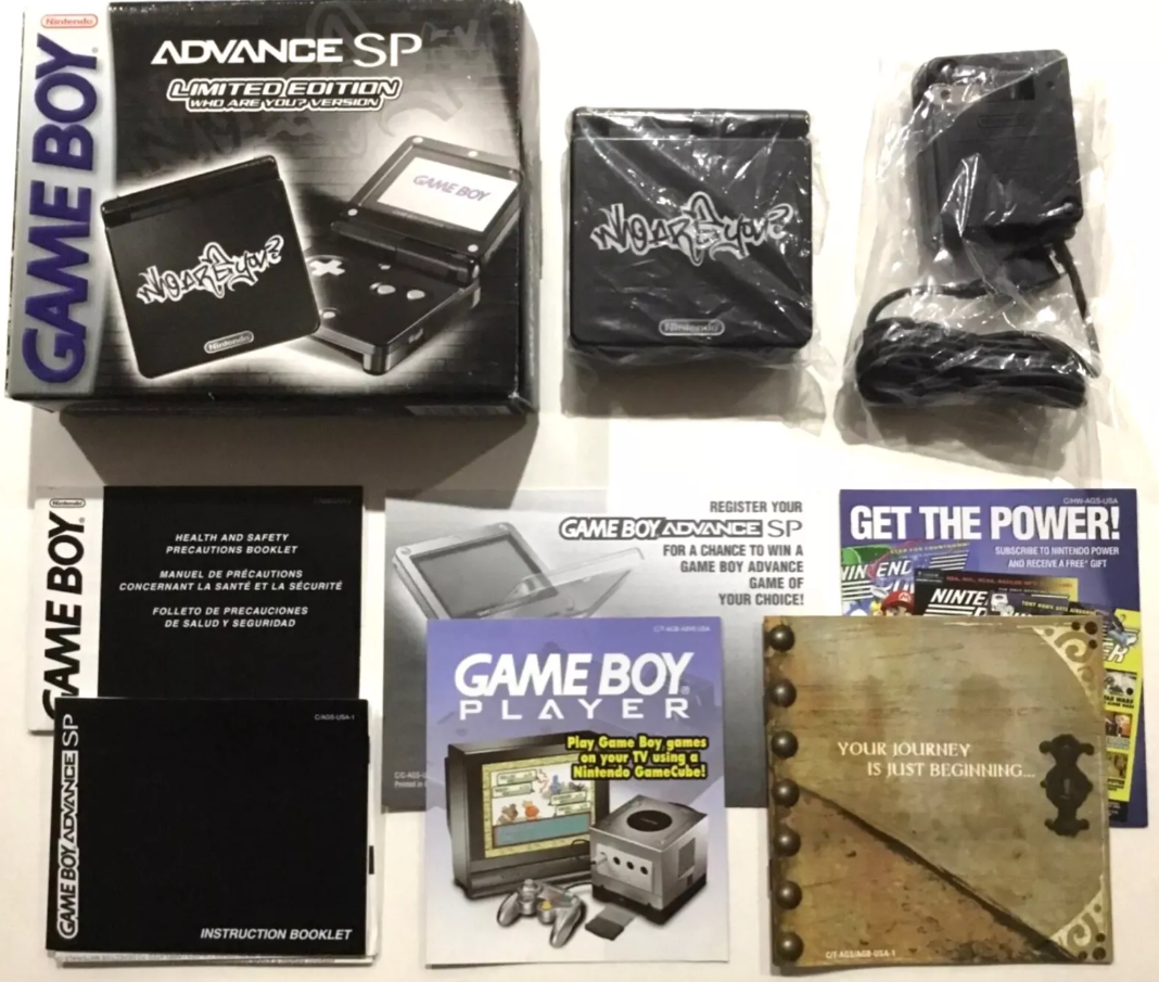 Who Are You? AGS 101 Enhanced Nintendo Gameboy Advance GBA Limited Ed. Complete