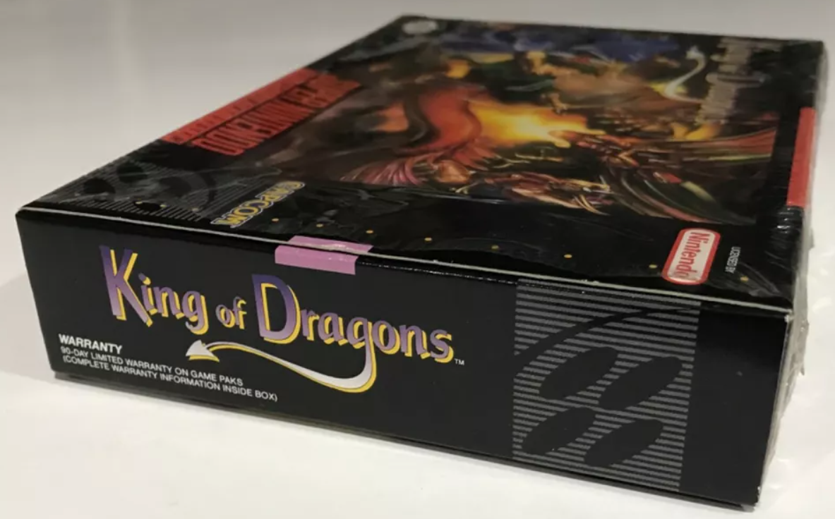 KING OF DRAGONS Super Nintendo SNES CIB 100% Complete Near Mint