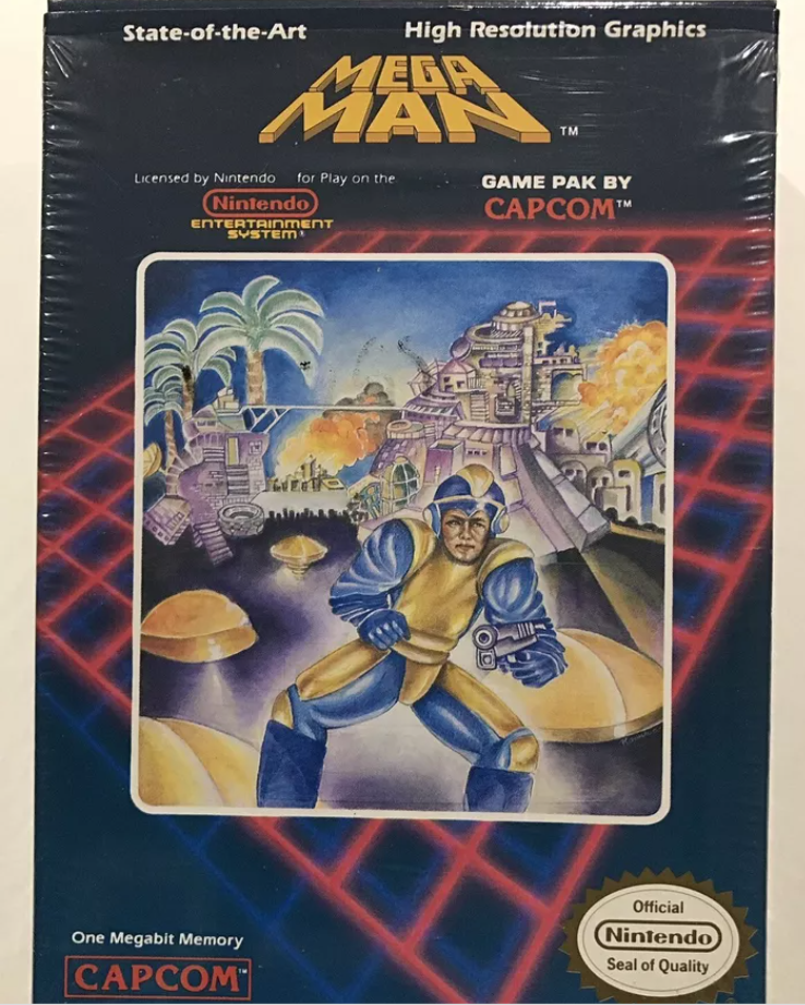 Mega Man 1 (Nintendo Entertainment System, 1987) NES CIB Complete Near Mint