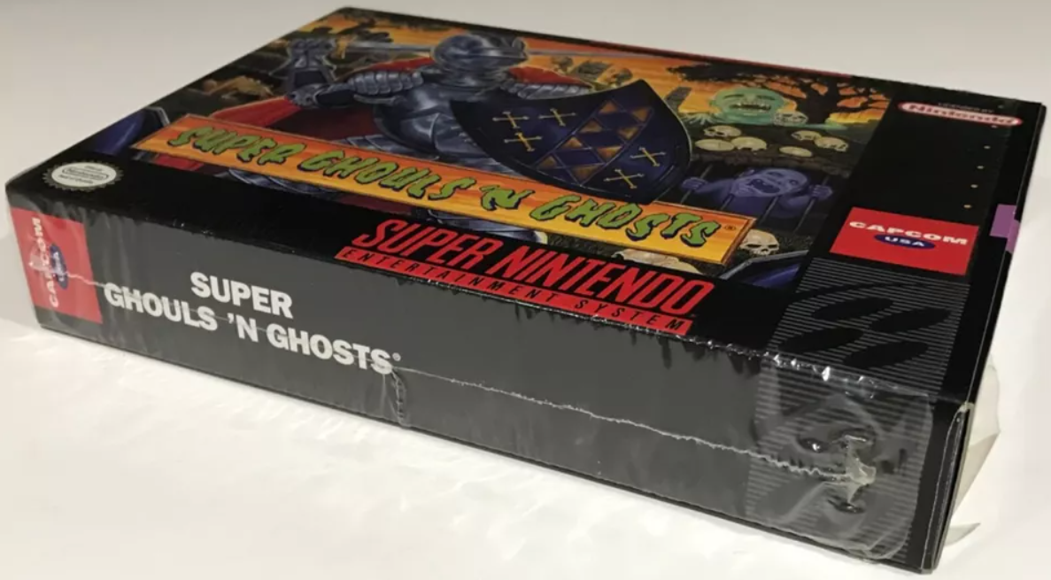 Super Ghouls ‘N Ghosts Nintendo SNES CIB 100% Complete Near Mint