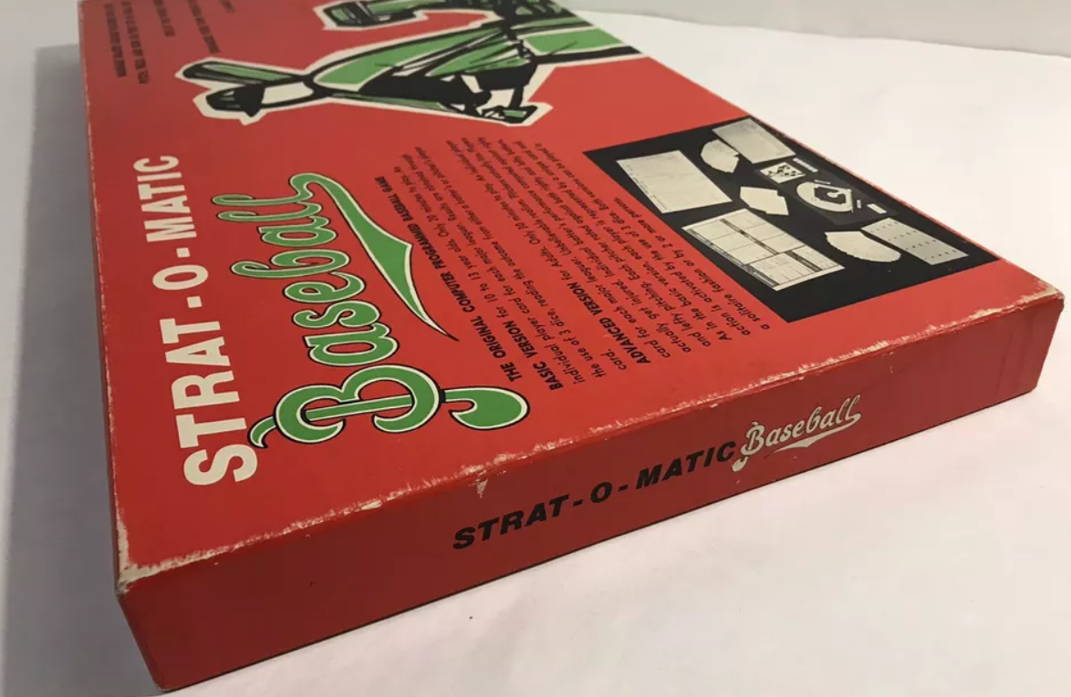 Strat O Matic Baseball Board Game MLB + Original Shipping Box YANKEES Reds Mint