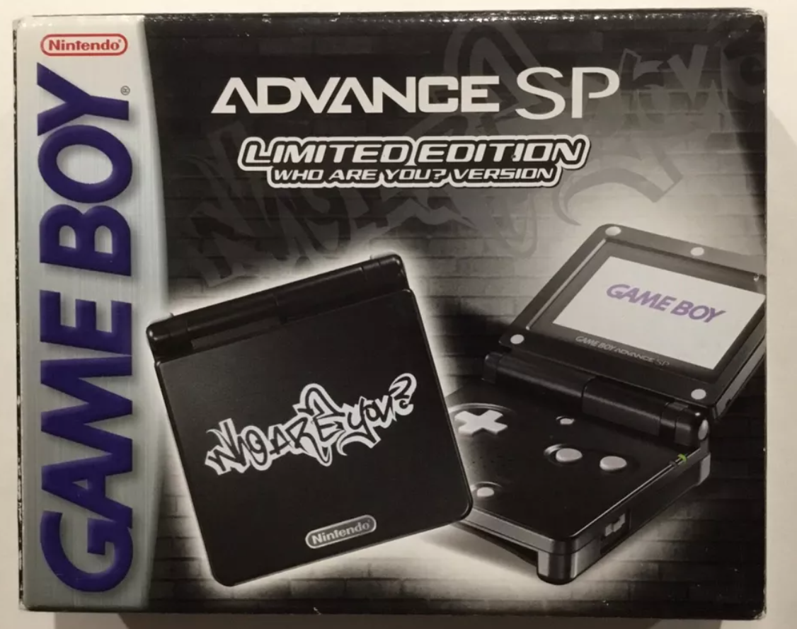 Who Are You? AGS 101 Enhanced Nintendo Gameboy Advance GBA Limited Ed. Complete