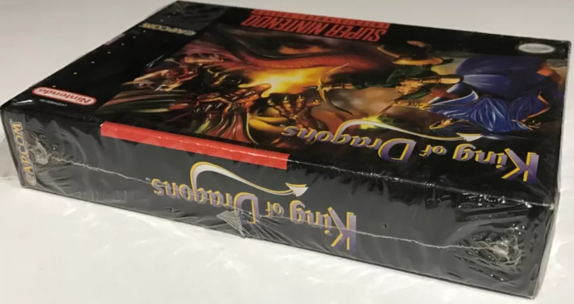 KING OF DRAGONS Super Nintendo SNES CIB 100% Complete Near Mint