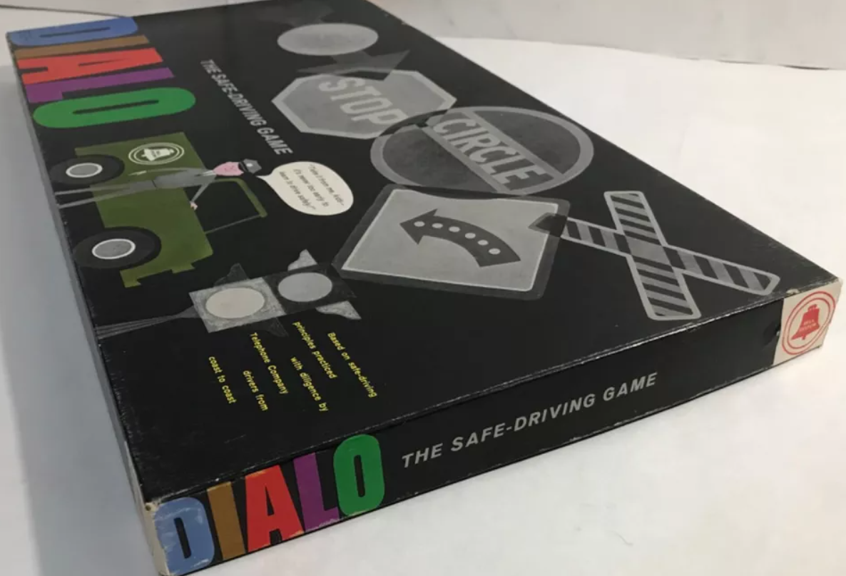 Vintage DIALO Safe Driving Board Game BELL ATLANTIC Complete ULTRA Rare