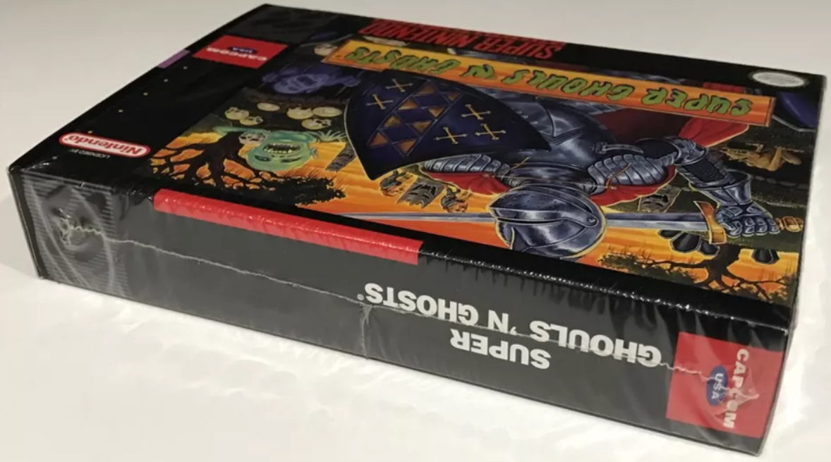 Super Ghouls ‘N Ghosts Nintendo SNES CIB 100% Complete Near Mint