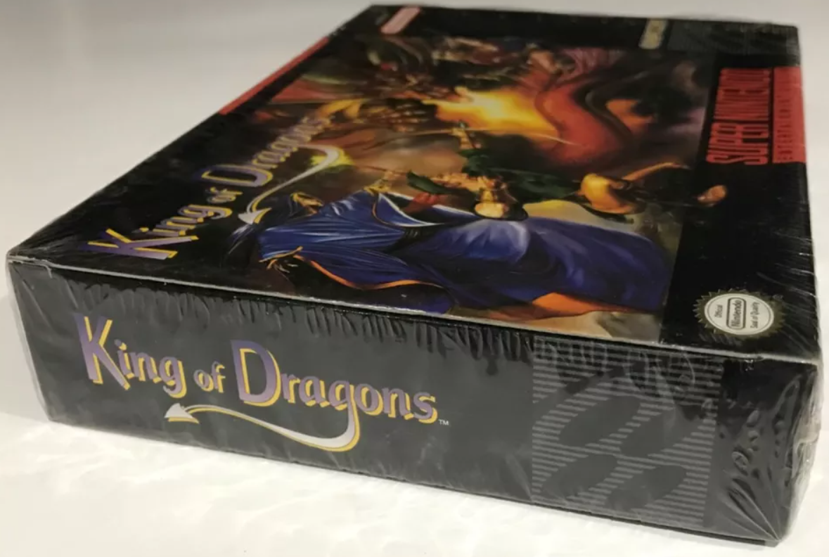 KING OF DRAGONS Super Nintendo SNES CIB 100% Complete Near Mint