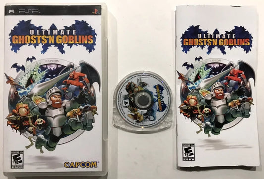 Ultimate Ghosts N Goblins Sony PSP PlayStation Portable Complete Case