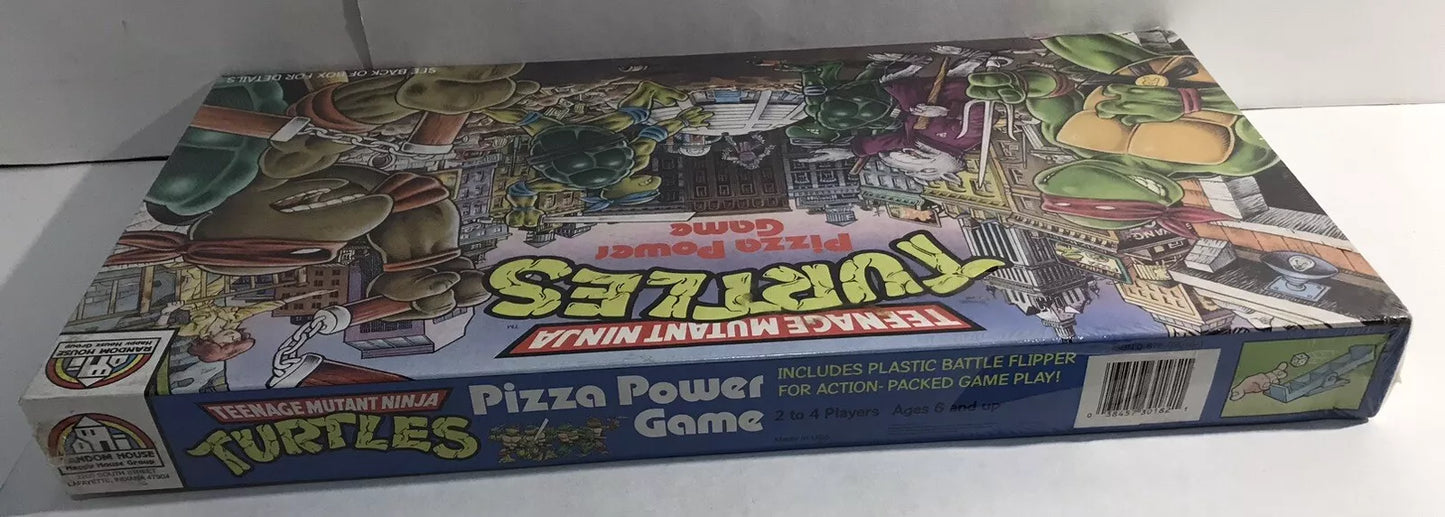 Pizza Power Game Teenage Mutant Ninja Turtles TMNT 1987 Random House NEW SEALED