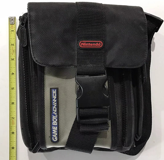 Nintendo GameBoy Advance Carrying Case Travel Bag Game Boy Black Pouch W/ Strap