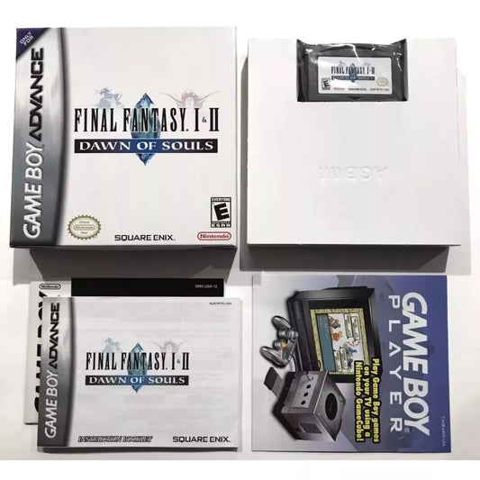 Final Fantasy Dawn of Souls Nintendo Gameboy Advance Box Manual Complete MINT