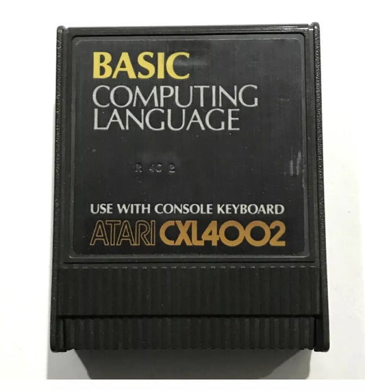 Atari 400/800/XL/XE BASIC Computing Language Game Cartridge CXL4002