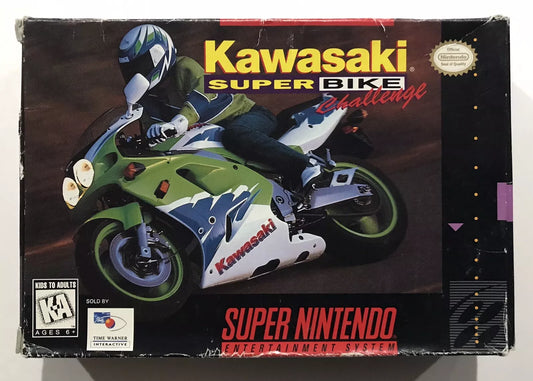 Kawasaki SuperBike Challenge (Super Nintendo | SNES) Authentic BOX ONLY