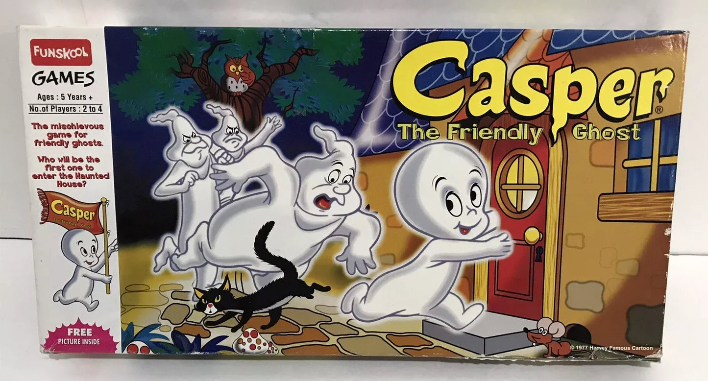 1988 Casper the Friendly Ghost Game Funskool New Old Stock Unpunched