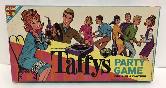 Vintage 1960s Transogram Taffy's Party Board Game Complete