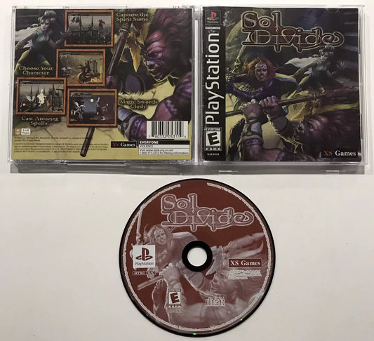 Sol Divide (Sony PlayStation 1 PS1, 2002) Complete With Manual CIB Tested