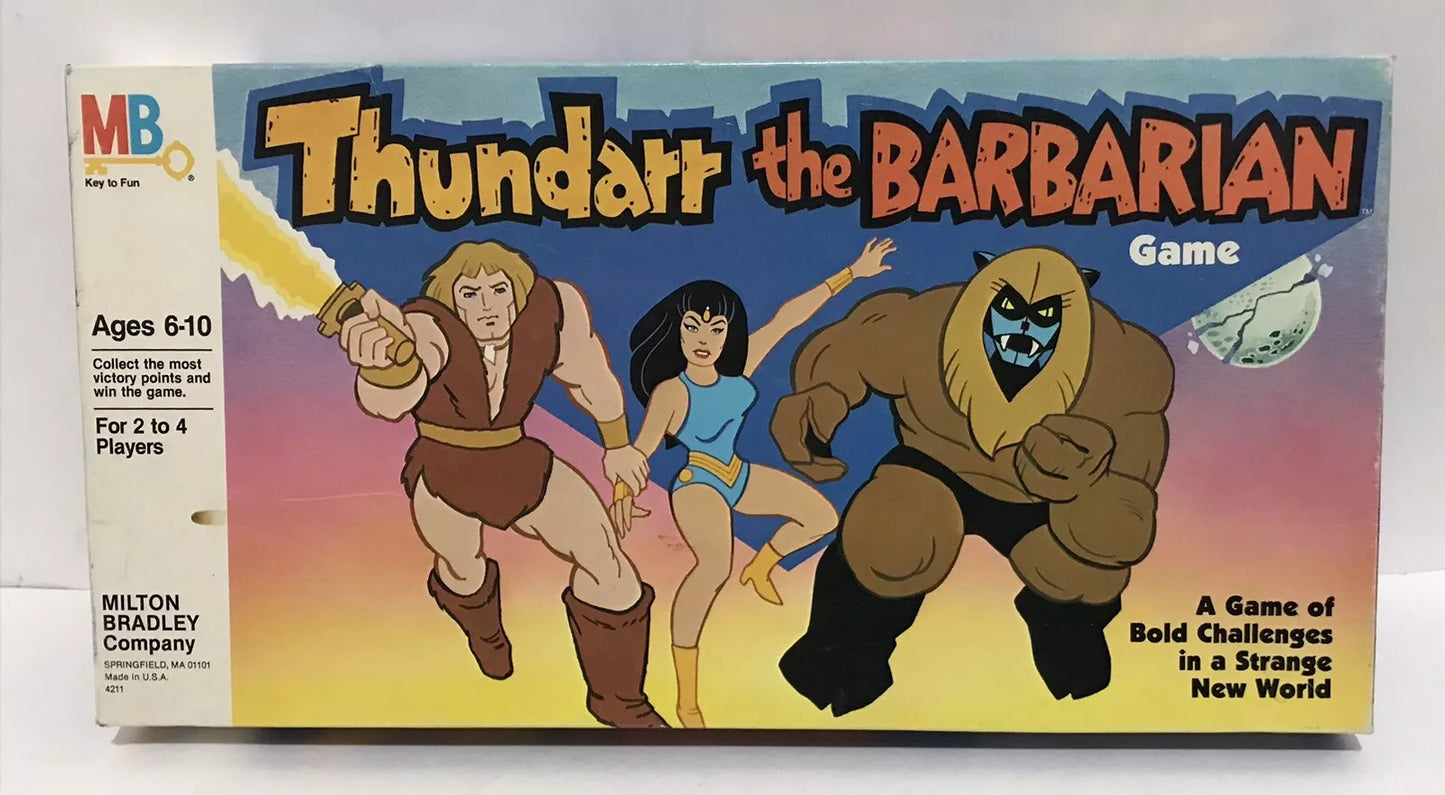 RARE Vintage Thundarr the Barbarian Board Game Milton Bradley