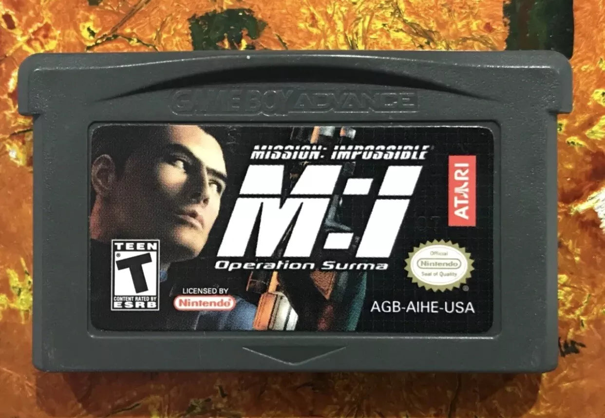 MISSION IMPOSSIBLE Nintendo Gameboy ADVANCE GBA Tested AUTHENTIC