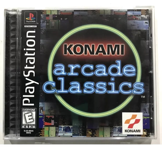 Konami Arcade Classics Sony PS1 PlayStation Complete Case Tested