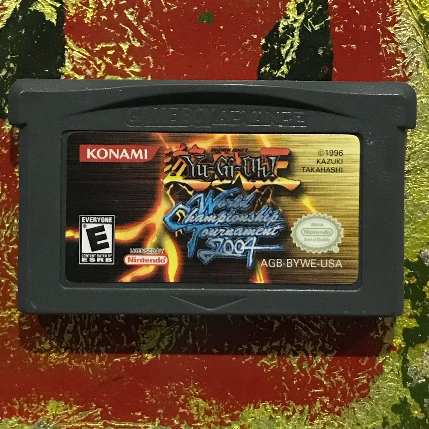 Yu-Gi-OH World Championships 2004 Nintendo Gameboy ADVANCE GBA Tested AUTHENTIC