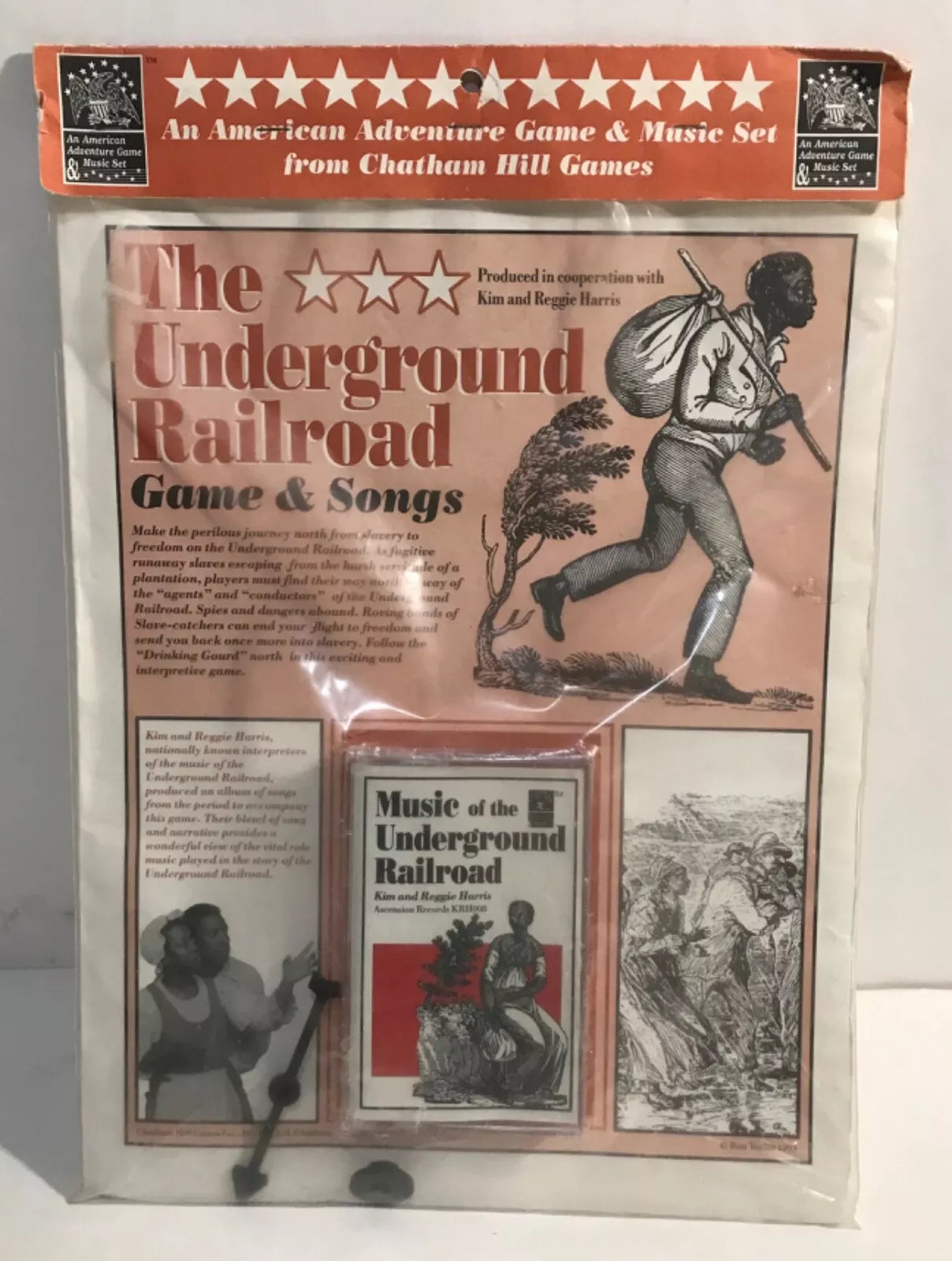 The Underground Railroad Game & Songs Vintage Board Rare Chatham Hill NEW SEALED