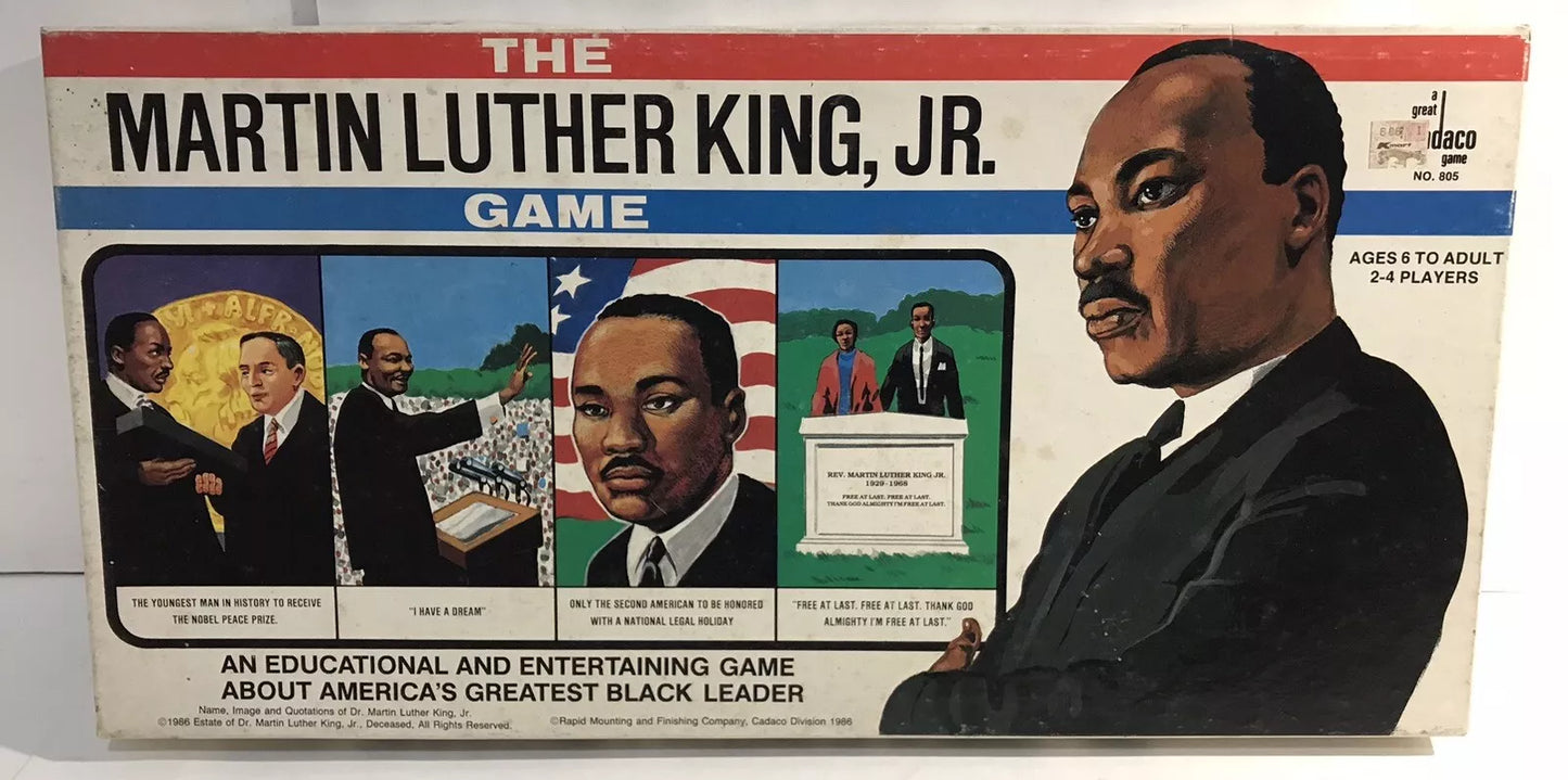 Cadaco 1986 : The Martin Luther King, Jr. Game - Educational Board Game Complete