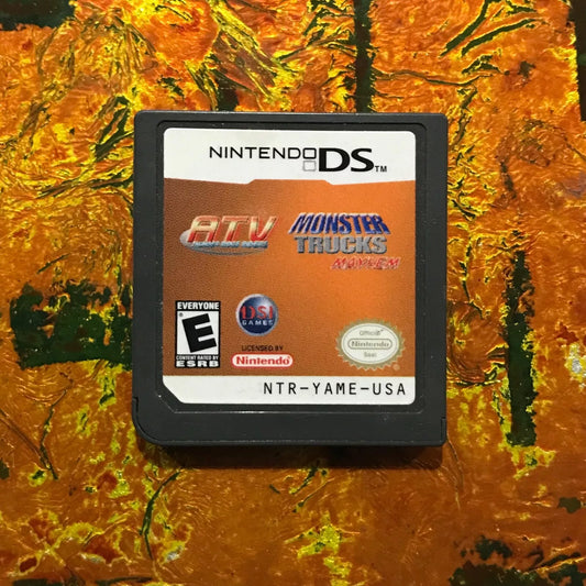 ATV Thunder / Monster Trucks Mayhem Nintendo DS Authentic Cleaned Tested