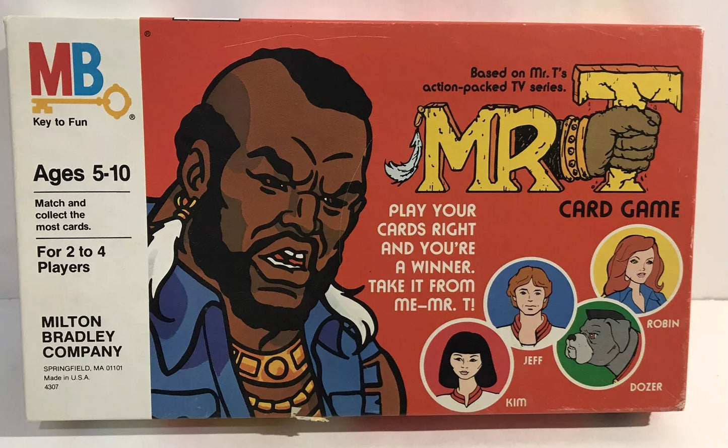 Mr. T Card Game by Milton Bradley - 1983 Ruby Spears New SEALED Vintage