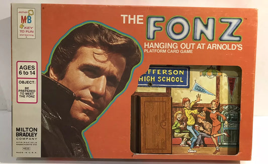 1976 The Fonz Hanging Out At Arnold's Board Game MB Complete Happy Days