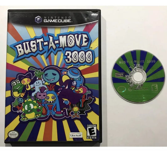 Bust-A-Move 3000 Nintendo GameCube in Case No Manual Tested