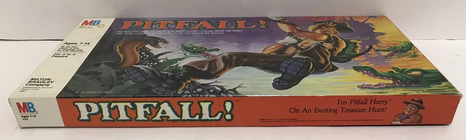 MB Milton Bradley Pitfall Board Game Based on Atari Activision 100% Complete