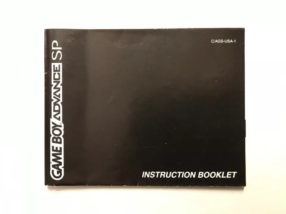 Gameboy Advanced Manual Instruction Booklet Book GBA YOU CHOOSE