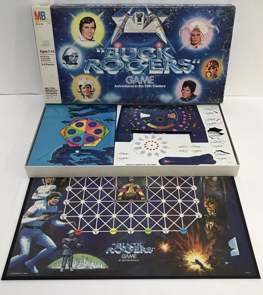 Vintage Buck Rogers 25th century Board game 1979 Milton Bradley UNPUNCHED Sealed