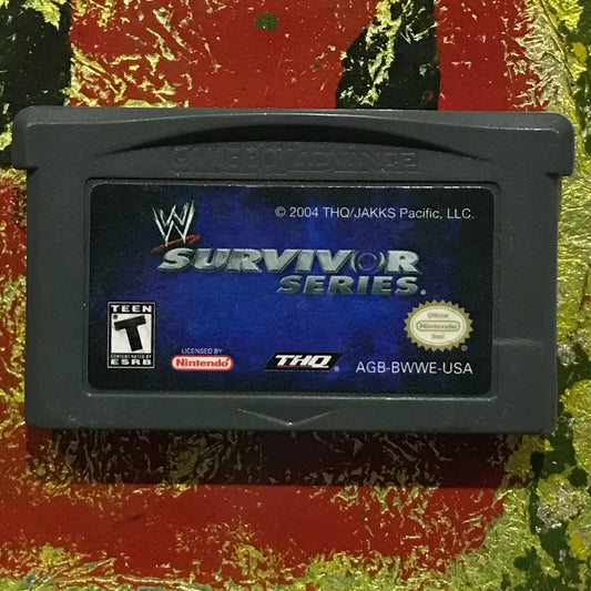 WF Survivor Series Nintendo Gameboy ADVANCE GBA Tested AUTHENTIC