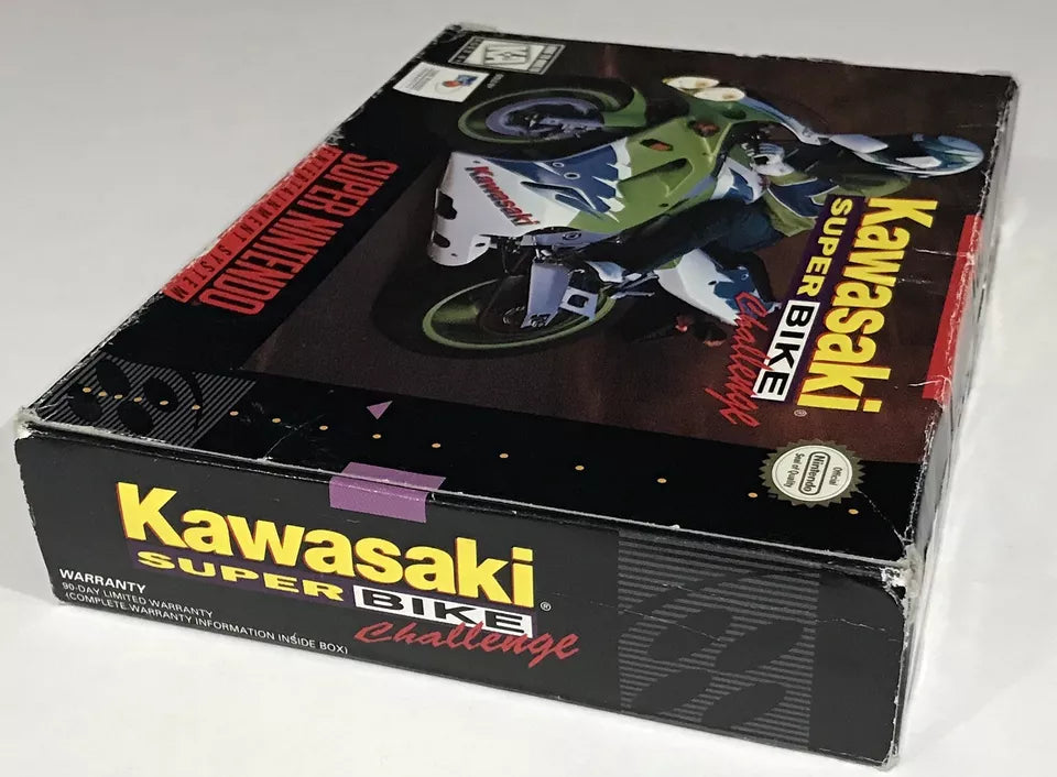 Kawasaki SuperBike Challenge (Super Nintendo | SNES) Authentic BOX ONLY